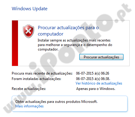 Picture of Windows Update configuration to block Windows 10 automatic upgrade through Windows 7 and Windows 8 - iPonto tip on how to block Windows 10 automatic upgrade without user permission on Windows 7 and Windows 8iPonto: Computer assistance | Tech assistance | Criative technology iPonto services:  Technical assistance: House call; Software, or components install and configuration; Software and hardware optimization; Active and preventive maintenance for computers and systems; Hardware and spares replacement.  Specific technical assistance: Data recover; Reballing; Electronic repair of motherboard, charger, or other spares and components; Modding and customization.  Design and WebDesign: Vectorial design; Vectorization e scanning; Production of animated publicity (banners); Digital publicity; Web Layout production; Website programming and development; Studio photography; Image and photography montage and arrangement.  Printing: Digital printing; Offset printing; CDs and DVDs direct printing.
